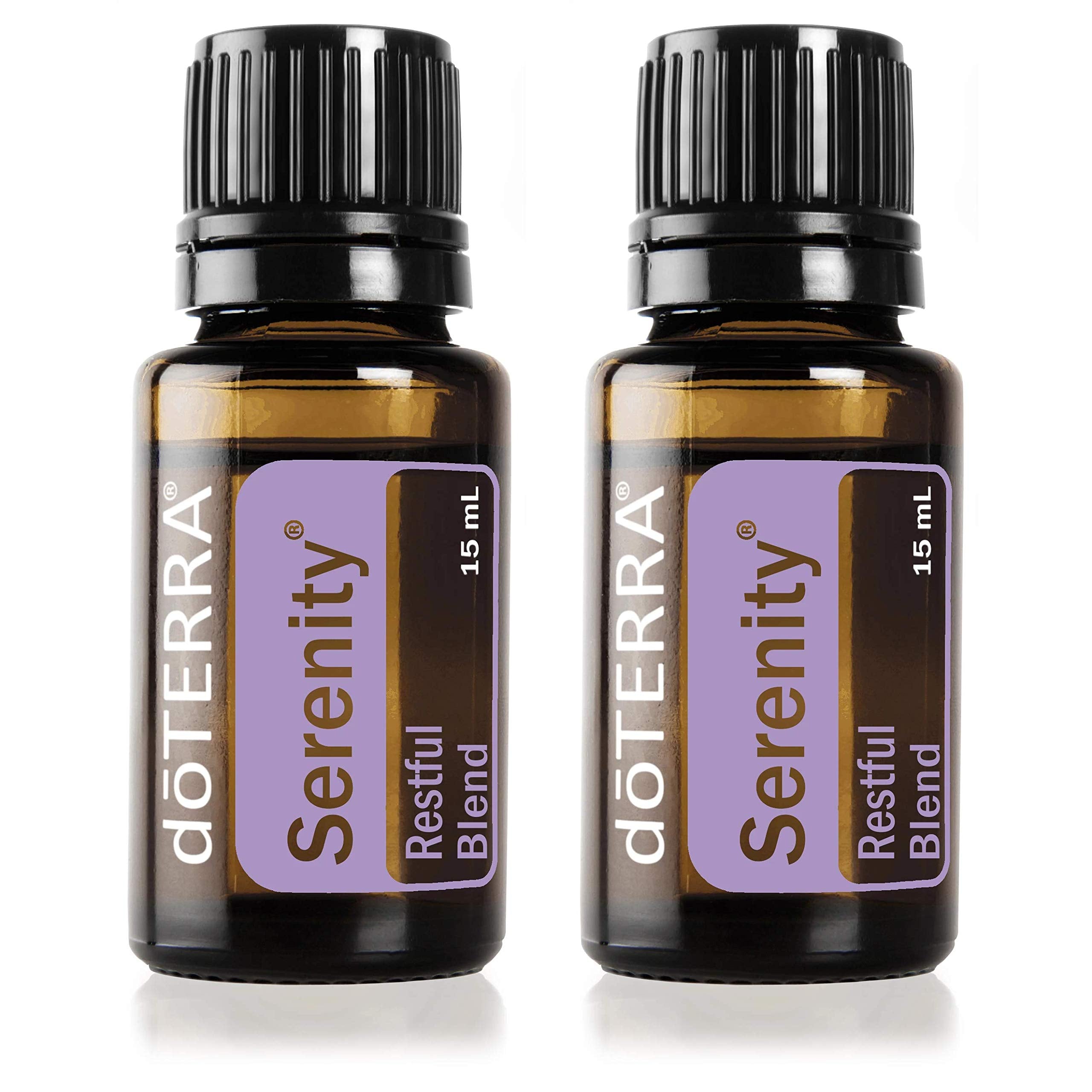 doTERRA Serenity Essential Oil Restful Blend 15 Milliliter (Pack of 2 ...