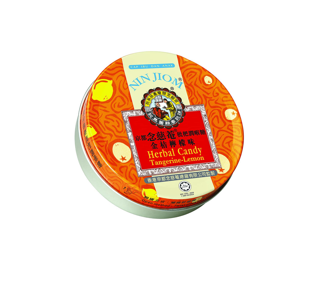Nin Jiom Herbal Candy - Tangerine-Lemon 60GM