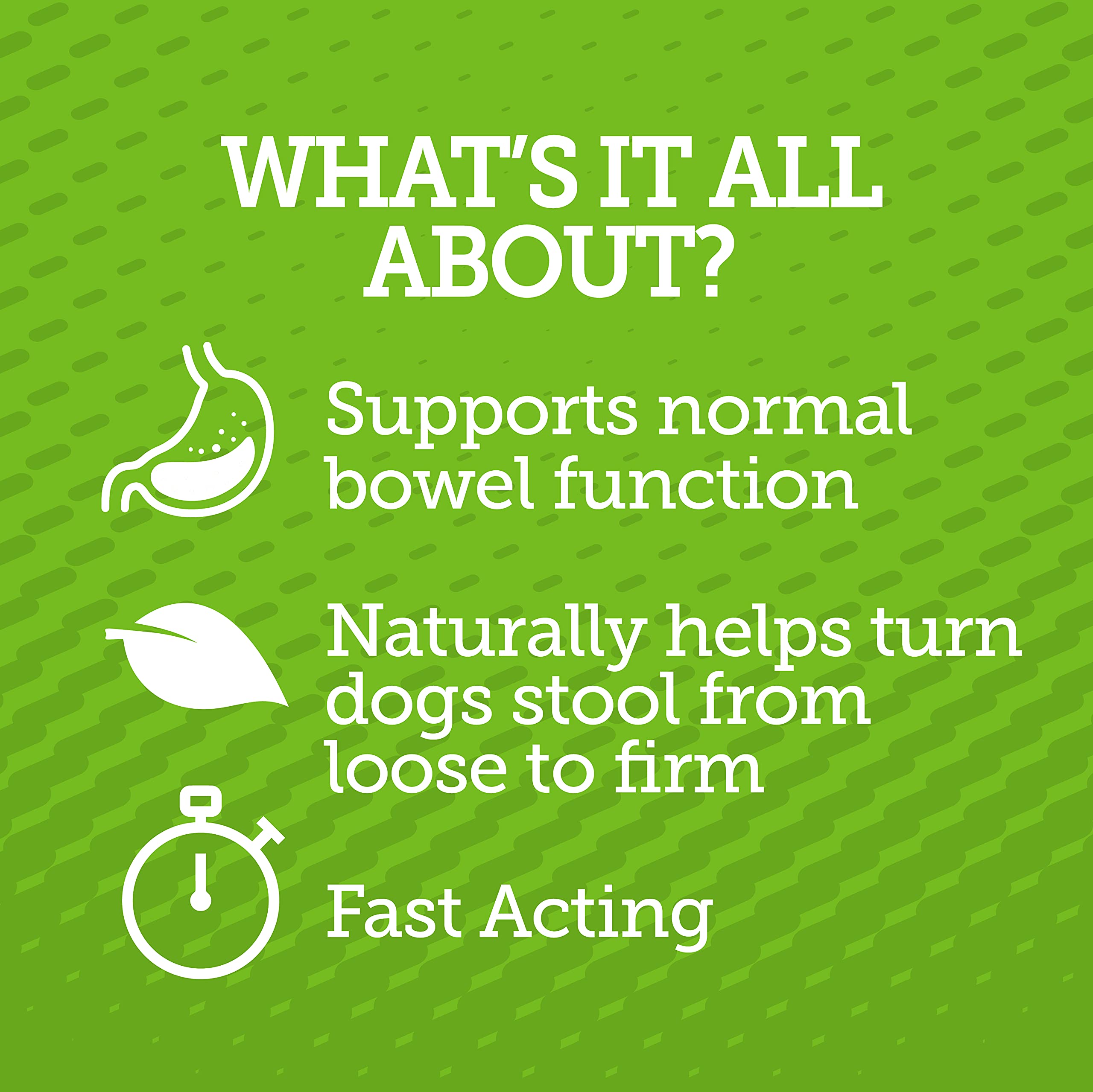 Vetality Stop The Runs | Dog Anti Diarrhea Medicine | 6 Count Chewable | Chicken Flavor