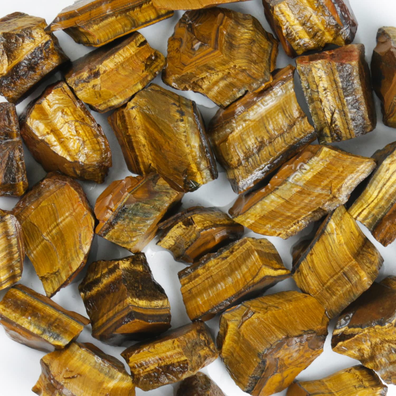 Nvzi Raw Tiger Eye Stone, Crystals and Healing Stones, Bulk Crystals, Rocks for Tumbling, Raw Crystals Bulk, Amathesis Crystal,