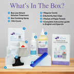 Kapow All-in-One Head Lice Treatment Kit for Family - Extra Strength Lice Shampoo, Spray & Comb for Kids & Adults, Sensitive Sca