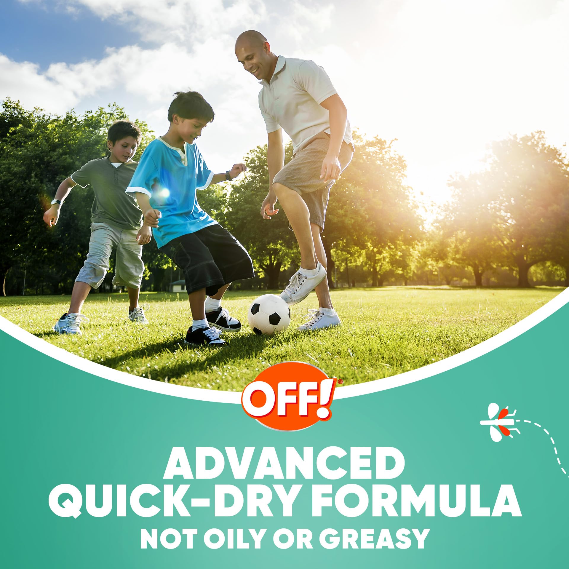 OFF! FamilyCare Insect & Mosquito Repellent Aerosol, Smooth and Dry Formula Bug Spray, Provides up to 6 Hours of Protection, 4 o