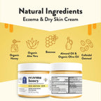 ECZEMA HONEY Original Skin-Soothing Cream - Organic Hand & Body Eczema Relief - Natural Honey Lotion for Dry, Itchy, & Irritable