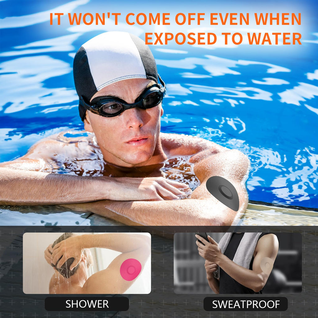 Adhesive Patches for Freestyle Libre 3-20pcs Sensor Covers for Libre 3 Waterproof, Sweatproof CGM Protector,Lasts for 14 Days (M