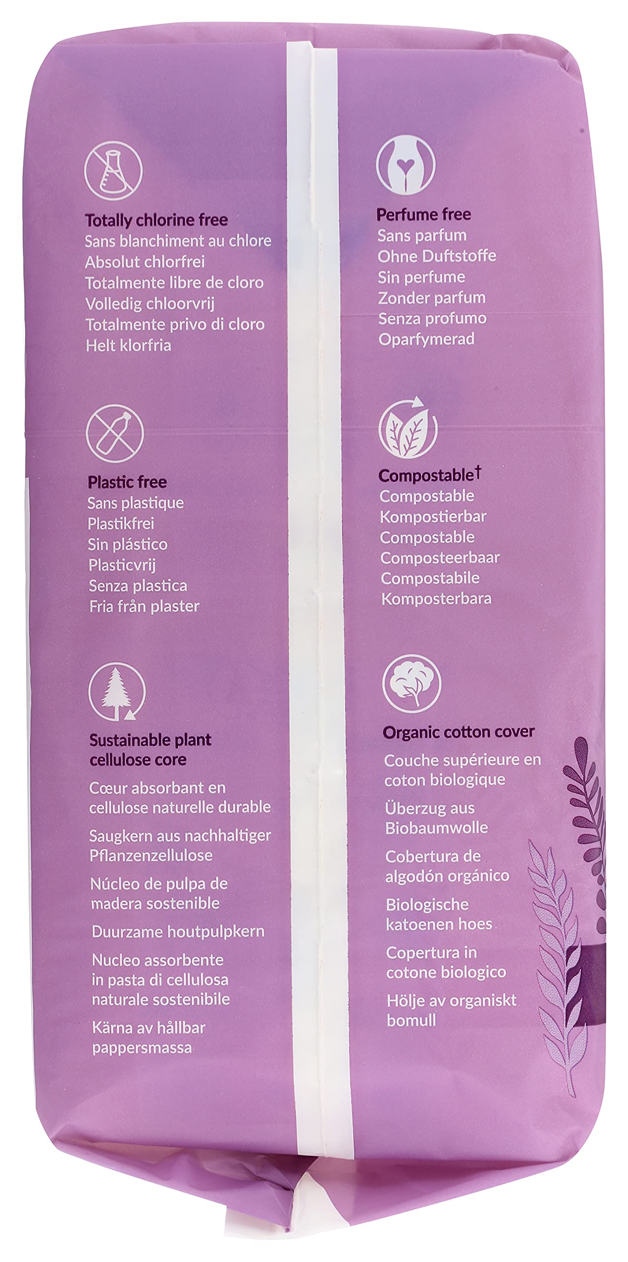 NATRACARE Pads,Maxi,Night-TIME 10 CT 1-EA
