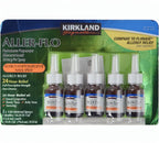 KIRKLAND SIGNATURE Aller-Flo Fluticasone Propionate (Glucorticoid) 5 Bottles x 120 Metered Sprays 0.54 Fl OZ per Bottle (15.8 mL