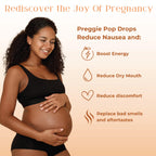 Preggie Pop Drops Pregnancy Nausea Relief Morning Sickness Candy with Essential Oils for Pregnant Women - Natural Sour Tangerine