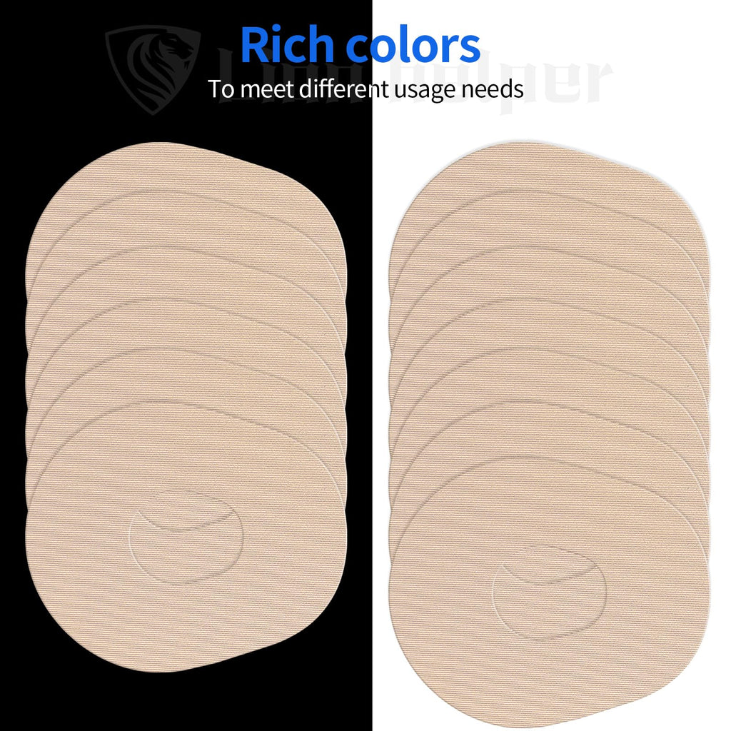 Adhesive Patches for Dexcom G7-40 Pack Waterproof Adhesive Patches for G7,CGM Protector,Pre-Cut Adhesive Tape (Tan)