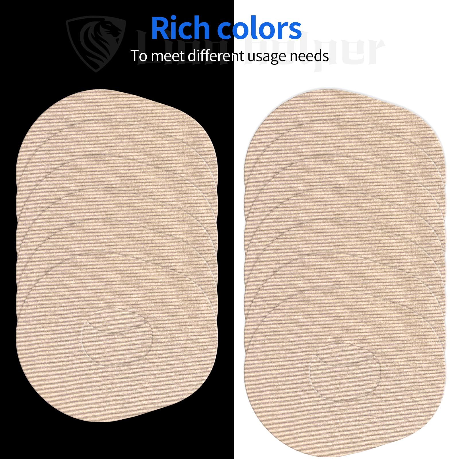 Adhesive Patches for Dexcom G7-40 Pack Waterproof Adhesive Patches for G7,CGM Protector,Pre-Cut Adhesive Tape (Tan)
