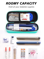 YOUSHARES Insulin Cooler Travel Case with Temperature Display - Refrigerated Medicine Cooler Travel Case Diabetic Travel Case wi