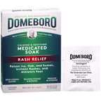Domeboro Medicated Soak Rash Relief (Burow?s Solution), 12 Powder Packets (Pack of 2)