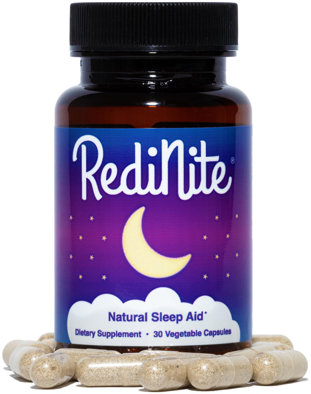 RediNite - Natural Sleep Aid Supplement - Non-GMO, Vegan