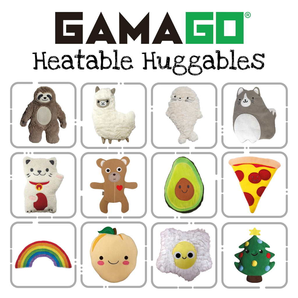 GAMAGO Xmas Tree Heating Pad & Pillow Huggable - Microwavable Heat Pad for Cramps, Aches & Anxiety Relief - This Adorably Cute H