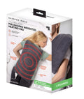 Calming Heat Massaging Weighted Heating Pad by Sharper Image- Electric Heating Pad with Massaging Vibrations, Auto-Off,12 Settin