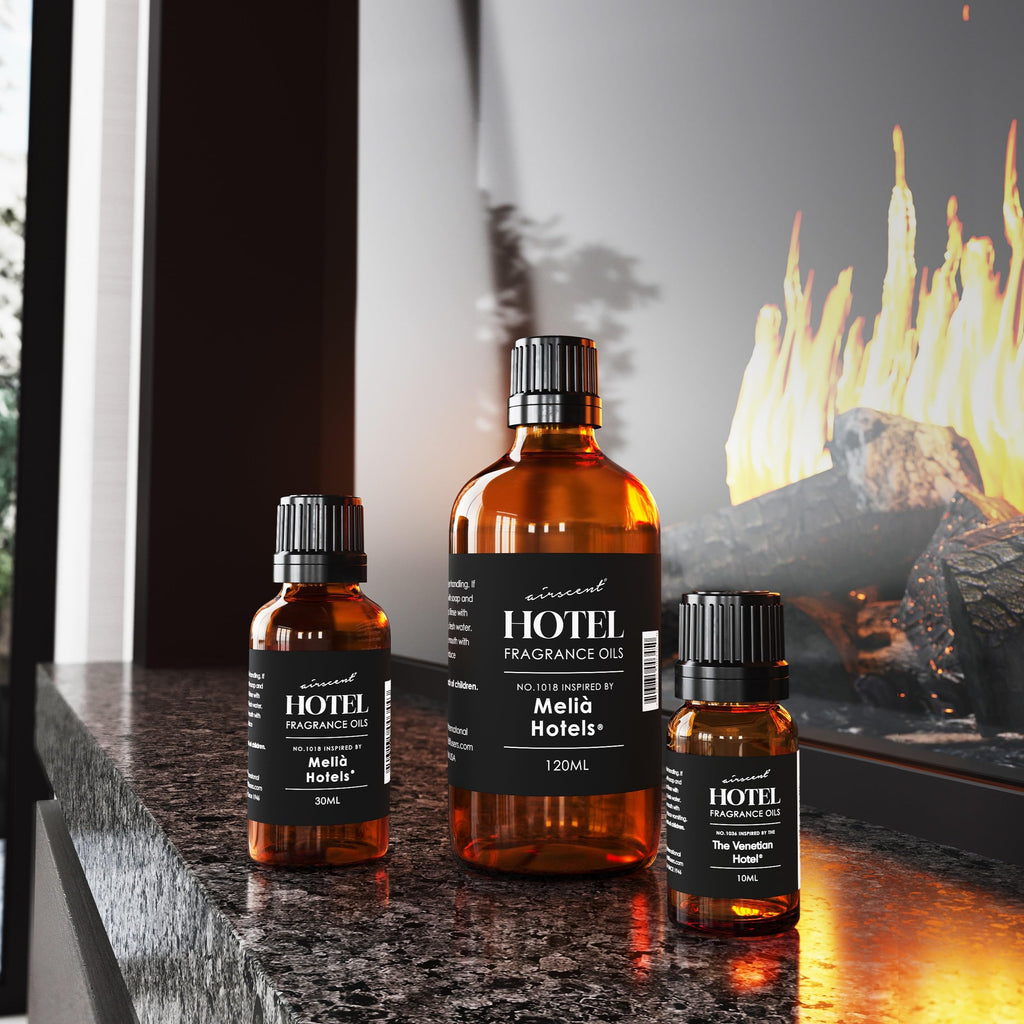 AirScent Hotel Diffuser Oil Inspired by The Melia Signature Hotel Scent - Fragrance Oil No. 1018 for Ultrasonic and Waterless Di