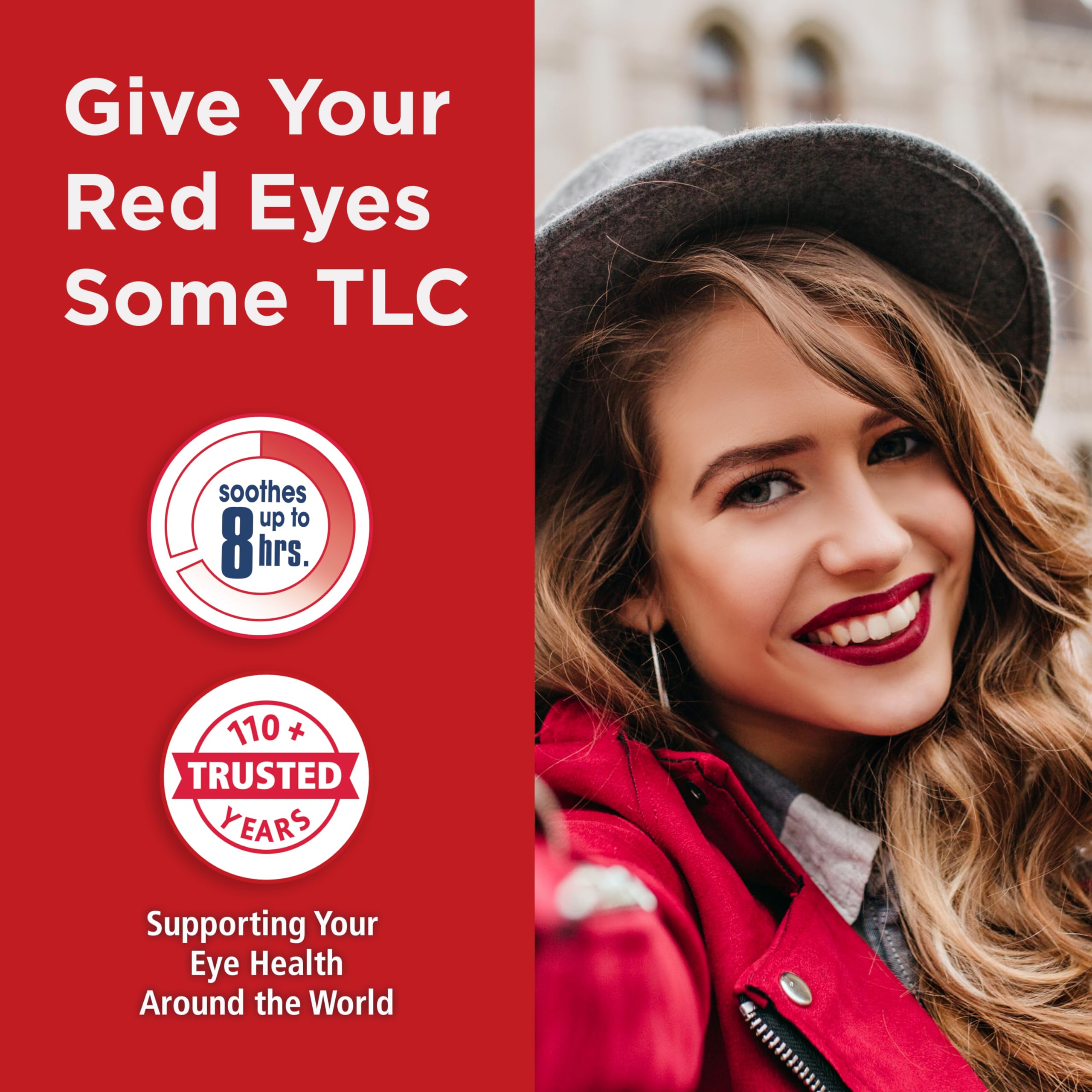 Rohto Max Strength Eye Drops - Lubricating and Cooling Relief for Redness and Dry Eyes