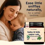 NATURALLY MUM Baby & Kids Vapor Rub - Natural Chest Rub for Congestion Relief & Calmer Sleep - Spearmint, Eucalyptus & Lavender