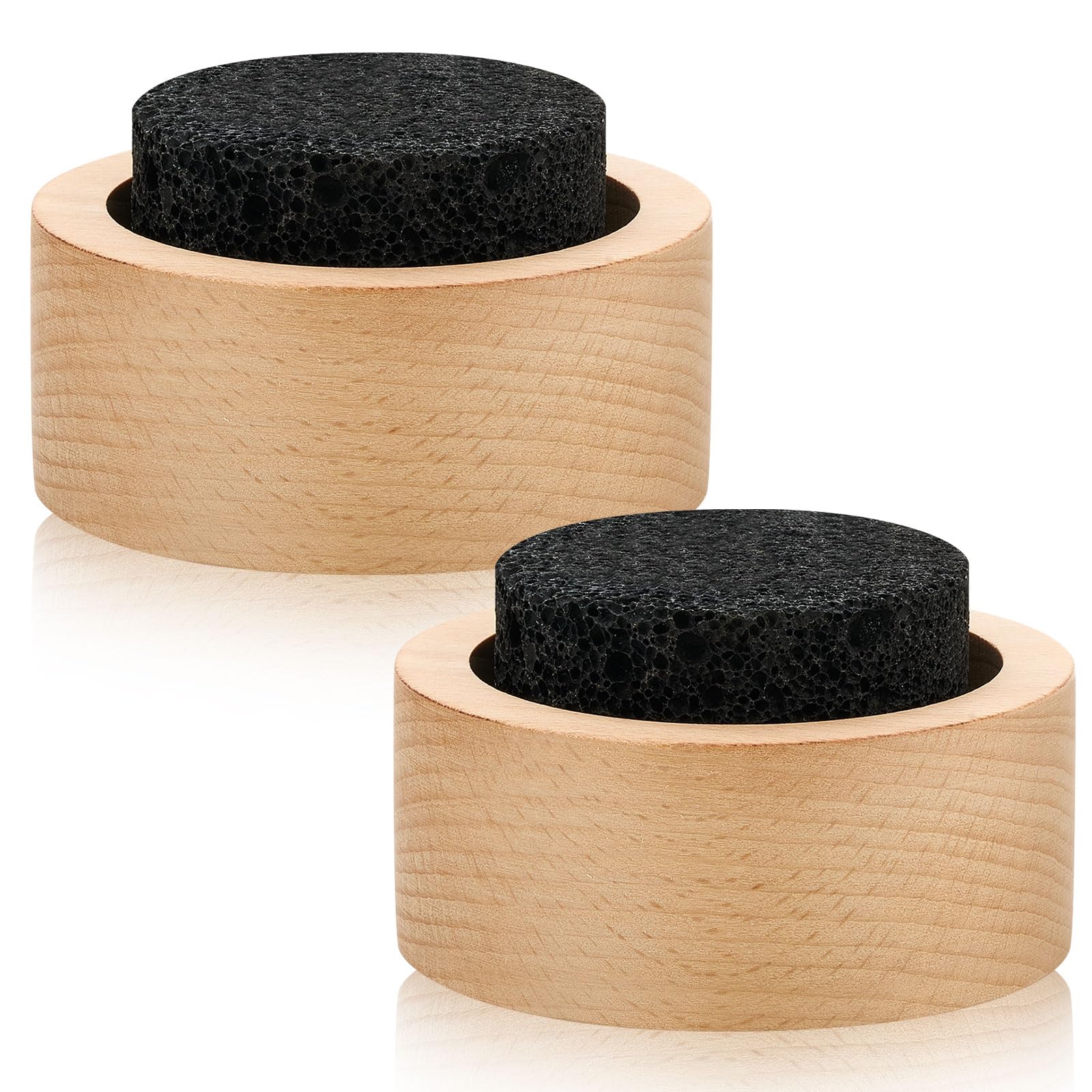 Chunful 2 Pcs Lava Rock Essential Oil Diffuser Lava Stone Passive Diffuser for Sauna Decorating at Home, Office, Bedroom, Bathro