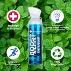 Boost Oxygen Large Revive Peppermint Aroma 10L Canister | Respiratory Support for Aerobic Recovery, Altitude, Performance & Heal