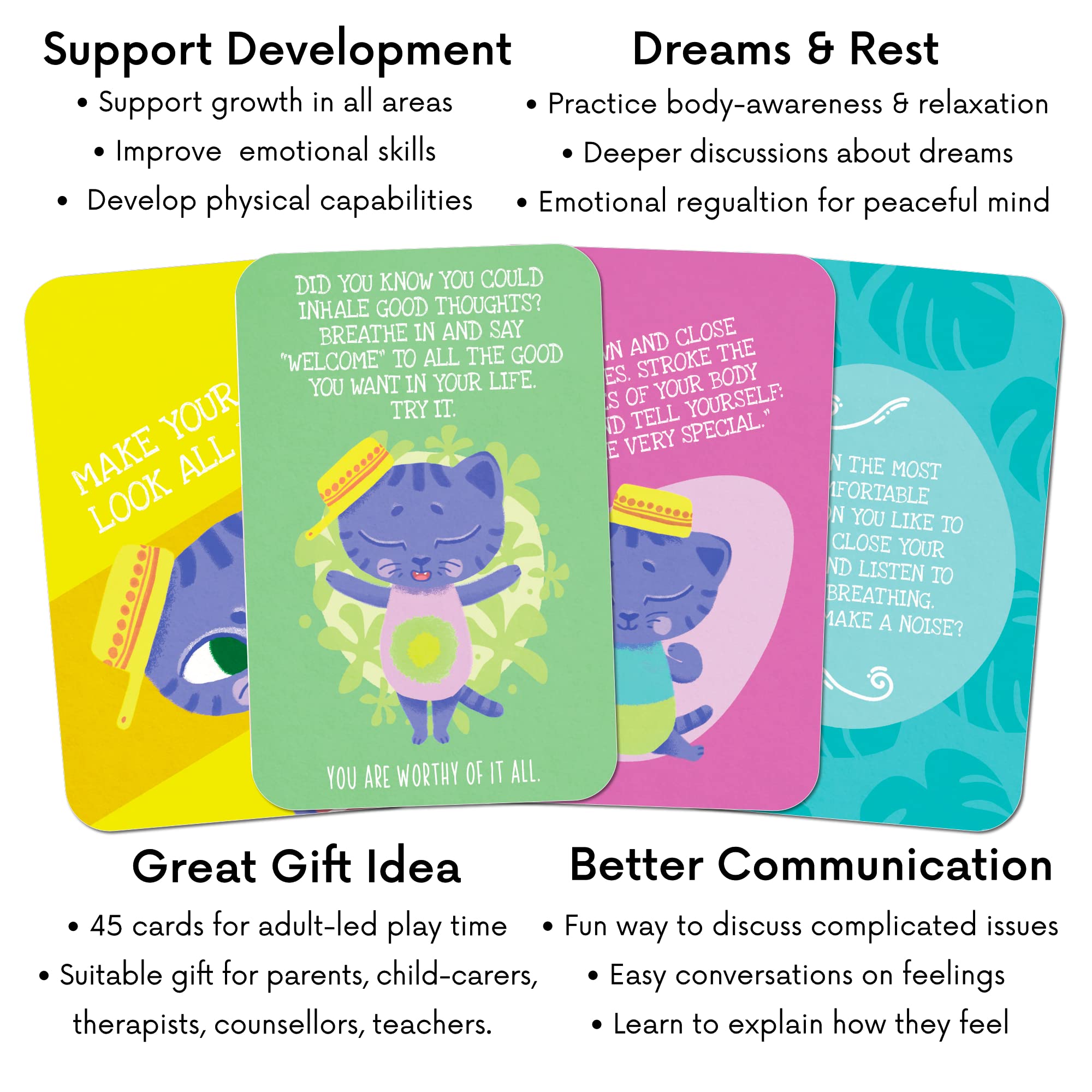Empowerment Cards for Kids - 45 Action Packed and Fun Exercises