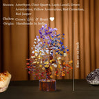 ANAYA AGATE 7 Chakra Healing Crystal Tree, Gift for Women and Mom, Handmade Crystal Tree of Life for Good Luck Gifts, Positive E