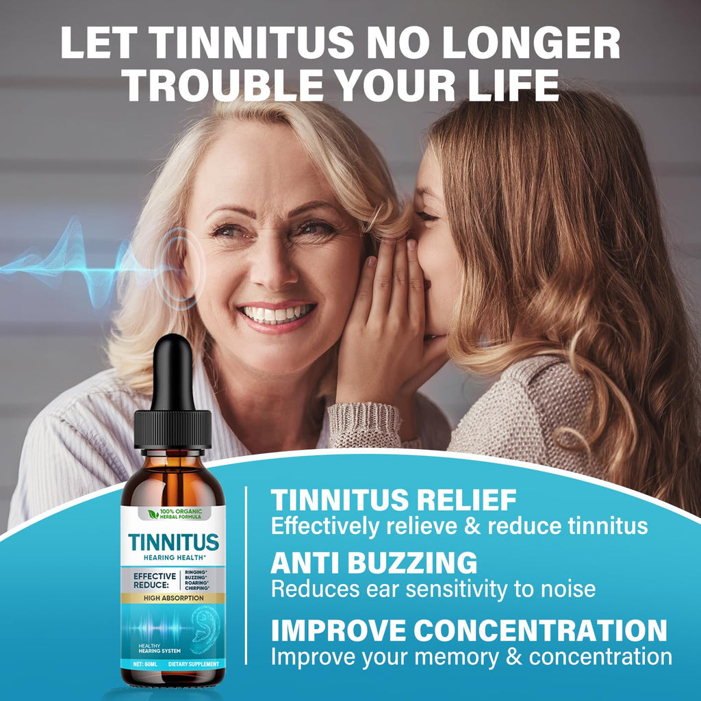 Green Hills Tinnitus Relief for Ringing Ears, Natural Ear Ringing Relief for Clogged Ears,Reduce Ear Noise & Improve Hearing