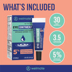 WELMATE - Eye Ointment - Sodium Chloride Hypertonicity Ophthalmic Ointment 5% - Temporary Relief of Corneal Edema Eye Symptoms -