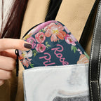 Custom Pill Box 7 Day Pill Case Bag Watercolor Floral Flower Personalized Name Travel Pill Organizer Bag with Zipper Portable We
