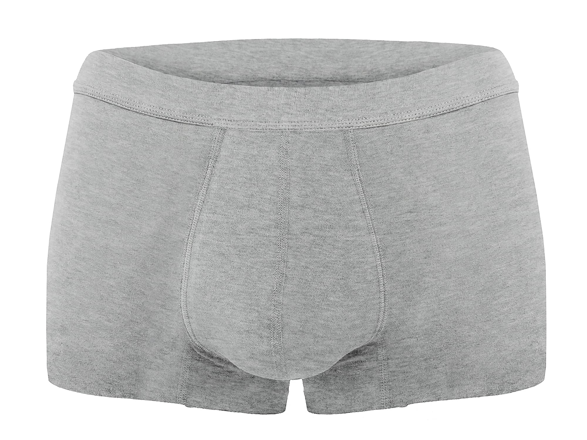 AIRCUTE Washable Absorbent Urinary Incontinence Underwear for Men, Soft Leak Proof Boxer Briefs for Bladder Leakage 60ML (X-Larg