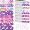 Qutipek Waterproof Bandage For Kids  50 Pcs Band Aid For Kids Bandaid Strips With Cute Designs Bandages For Wounds  SkinFrien