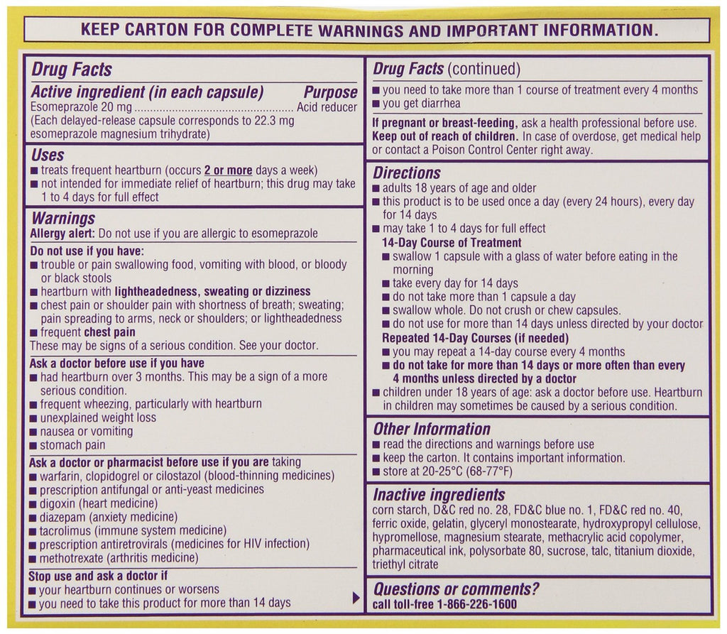 Nexium 24HR Capsules, 126 Count Pack (1w64ws)