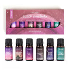 Carnatia Sleep Essentials Essential Oil Set - 100% Pure & Natural Aroma Blends for Deep Sleep, Stress Relief & Relaxation | Calm