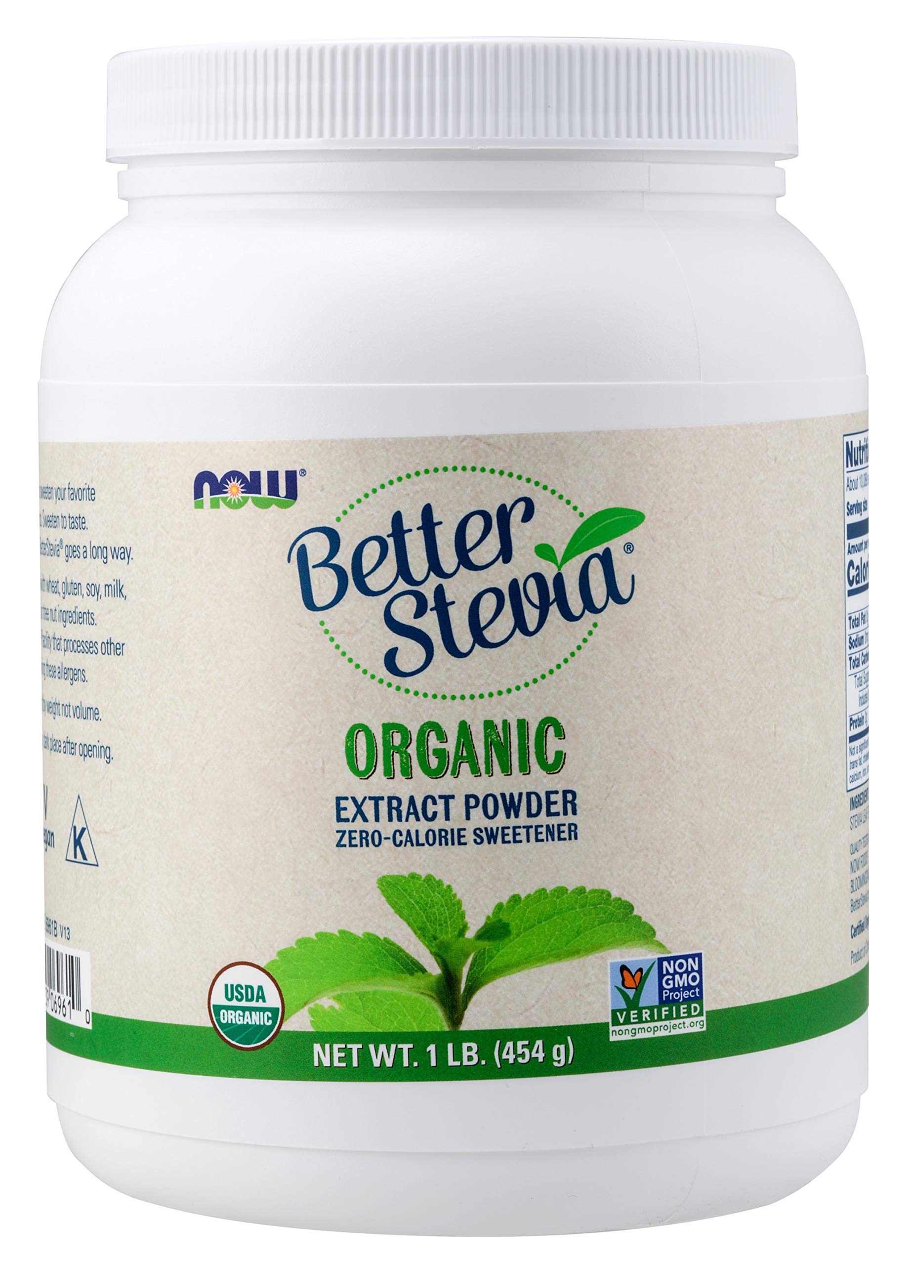 Now Foods BetterStevia Extract Powder - 1 lb. 2 Pack