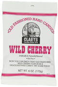 Claeys Wild Cherry Drops, 6-Ounce Packages (Pack of 12)