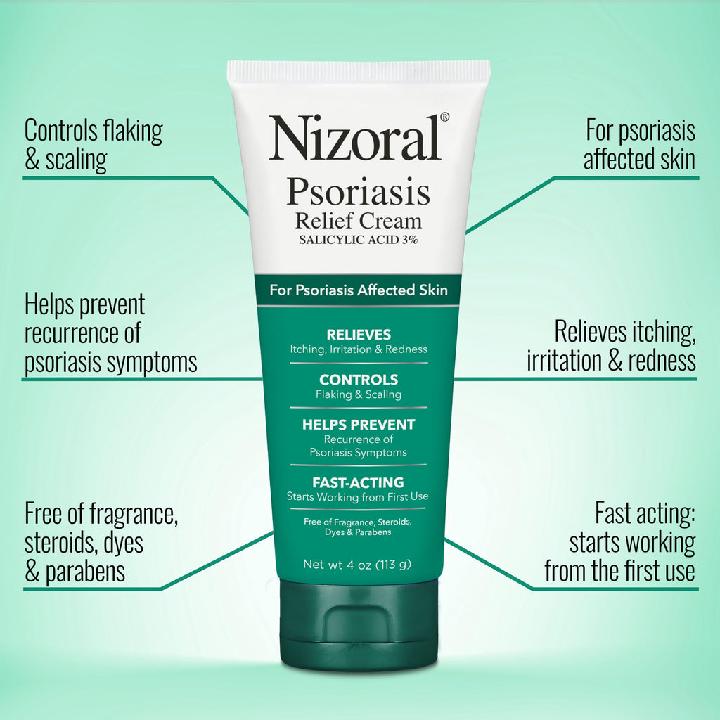 Nizoral Psoriasis Relief Cream- Relieves Itching, Irritation & Redness and Controls Flaking and Scaling with Maximum Strength Me
