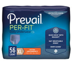 Prevail Per-Fit for Men Daily Protective Underwear - Pull-up Disposable Adult Diaper for Men - Extra Absorbency - X-Large - 56 C