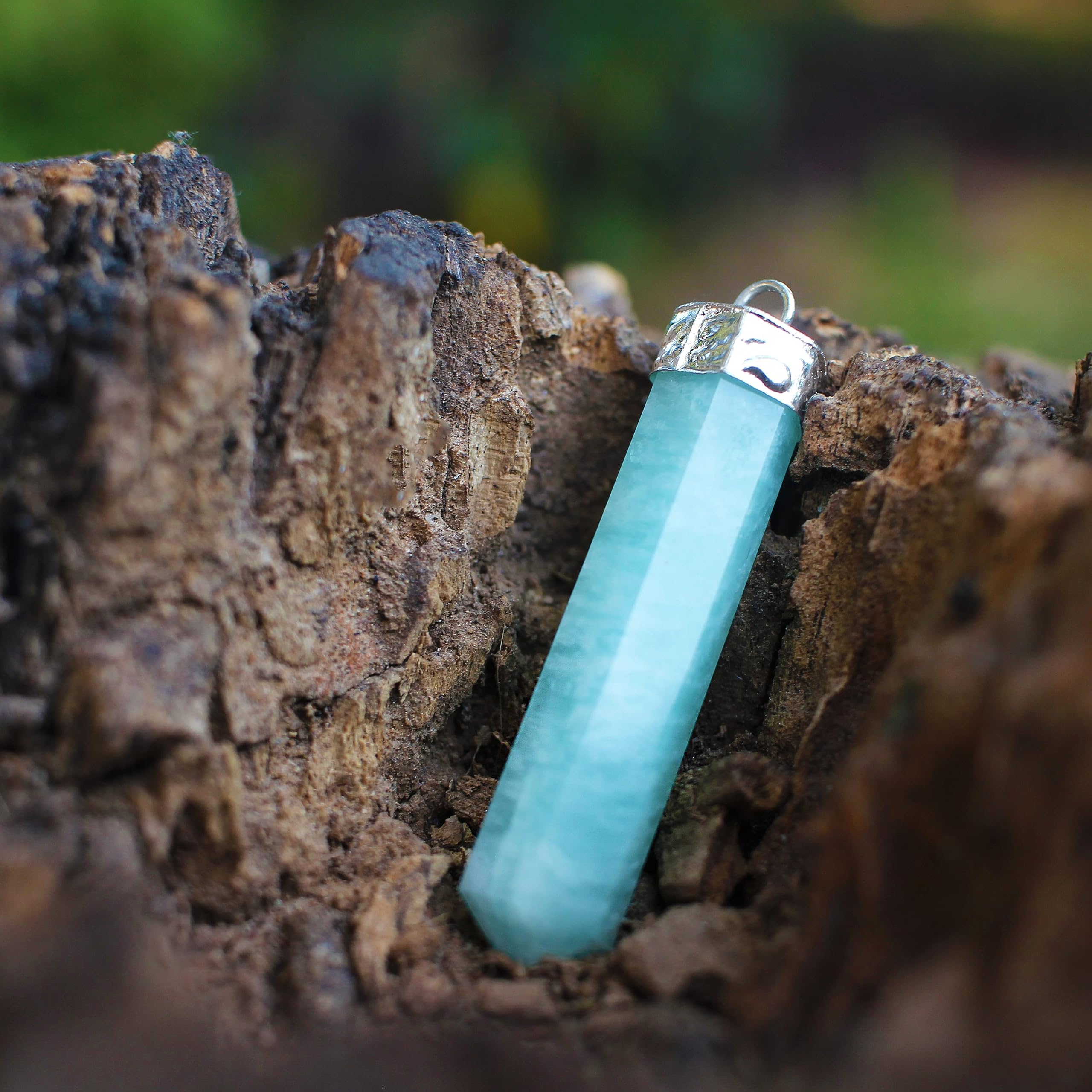 Sugandha Wellness Rainbow Moonstone Orgonite & Black Tourmaline Healing Crystal Necklace - Powerful Protection Pendant. Jewelry