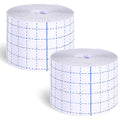 Nuanchu 2 Rolls Non-Woven Cover Roll Stretch Tape Non-Woven Adhesive Bandages Breathable Bandage Tape Cohesive Wrap Bandages Pro