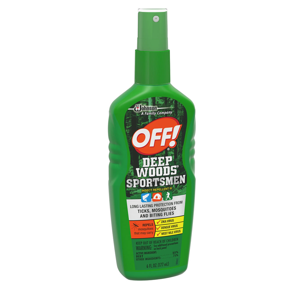 OFF! Deep Woods Sportsmen Insect Repellent Spritz, Bug Spray with Long Lasting Protection from Mosquitoes, 6 oz