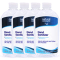 NATURAL CONCEPTS | Hand Sanitizer Gel, 32-oz Bottle, 4-Pack (128oz Bulk Pack), with Vitamin E, 65% Ethyl Alcohol | Made in Canad