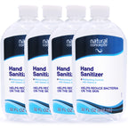 NATURAL CONCEPTS | Hand Sanitizer Gel, 32-oz Bottle, 4-Pack (128oz Bulk Pack), with Vitamin E, 65% Ethyl Alcohol | Made in Canad