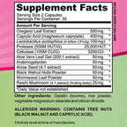 Cyrixs Health Candida Complex | Boost Your Immune System | All Natural Gut Cleanse with Herbs, Antifungals, Enzymes and Probioti