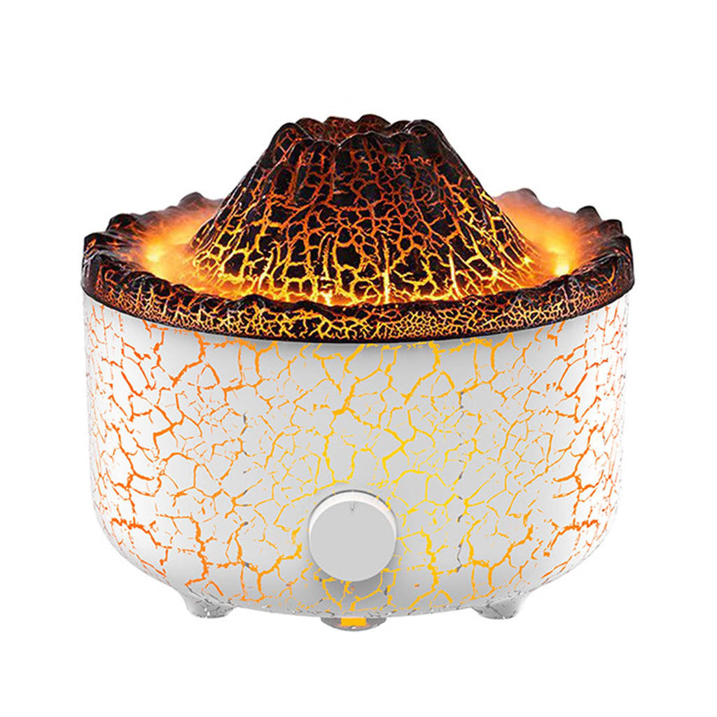 YALEDI Aromatherapy Essential Oil Diffuser, 560ml Ultrasonic Cool Mist Diffuser/Humidifier with Flame & Volcano 2 Mist Mode, for