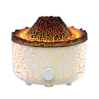 YALEDI Aromatherapy Essential Oil Diffuser, 560ml Ultrasonic Cool Mist Diffuser/Humidifier with Flame & Volcano 2 Mist Mode, for