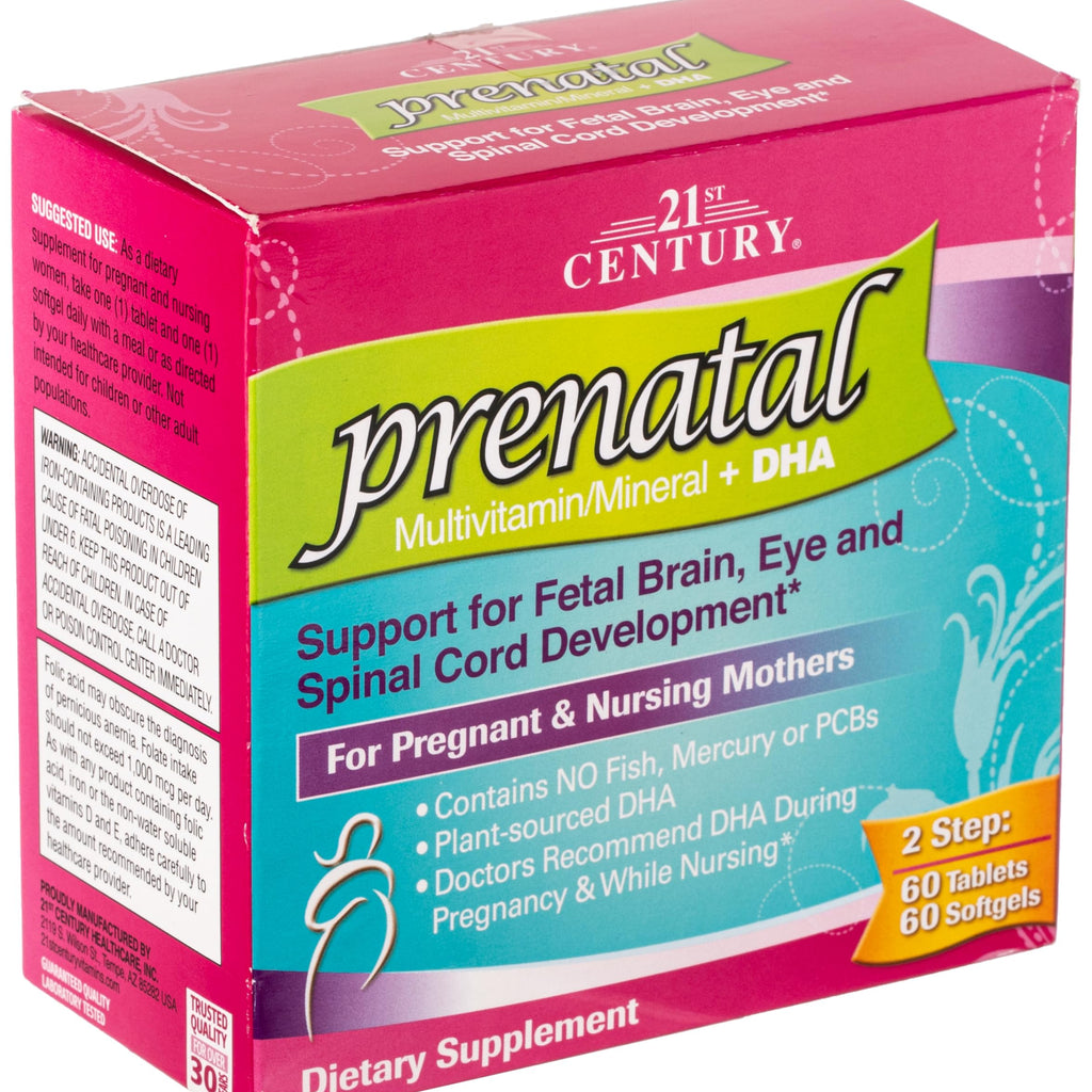 PreNatal Multivitamin + DHA 60 Tablets and 60 Softgels Kit