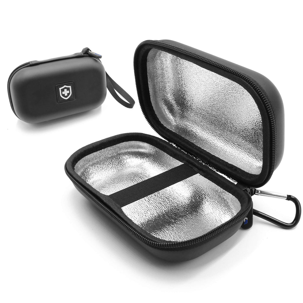 CASEMATIX Asthma Inhaler Case Fits Inhaler Spacer For Adults, Masks, Inhaler Holder and More - Compact Size Fits 6.25 Maximum, I
