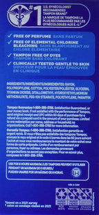 Tampax Cardboard Applicator Tampons, Regular, Unscented, 40 Count