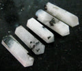 crystalmiracle Beautiful Set of Five Rainbow Moonstone Double TERMINATED Points Powerful Gemstone Men Women Gift Crystal Healing