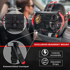 RHINO RESCUE Car Tactical IFAK Trauma Kit with C-A-T Tourniquet, First Aid Kits for Vehicles, Molle Pouch for Military, Combat,