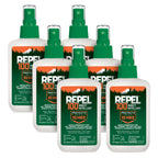 Repel 100 Insect Repellent, Pump Spray, 4-Ounce, 6-Pack